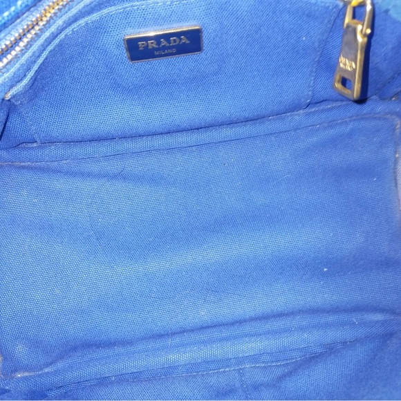 Prada Canapa Tote Bag - EUC - Picture 9 of 12